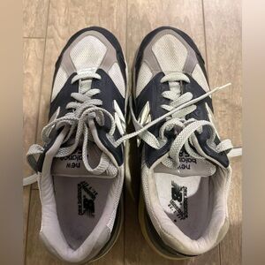 New Balance M587NV Made in U.S.A Navy and White Athletic Shoes